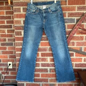 Lucky Brand Sweet N’ Low Short length flare jeans GUC 6/28